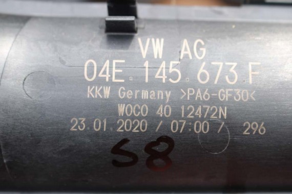 VW AUDI SEAT SKODA RURA RURKA INTERKULERA 04E145673F 04E 145 673 F RURY RURKI wąż przewód 04E145673E 04E145673F 04E145673F TSi