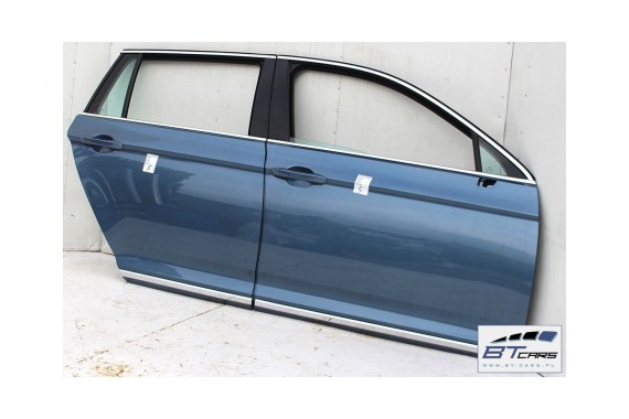 VW PASSAT B8 KOMBI DRZWI PRAWE PRZÓD + TYŁ STRONA PRAWA przednie + tylne 2 sztuki Kolor: LB5J - niebieski harvard blue 3G 3G9