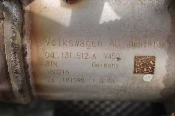 AUDI A4 A5 A6 Q5 CHŁODNICA SPALIN EGR 04L131512A 04L 131 512 A silnik diesel 2.0 TDi 8K 8W 8T 8F 8W6 4G 4K 8R 80A 04L131512A