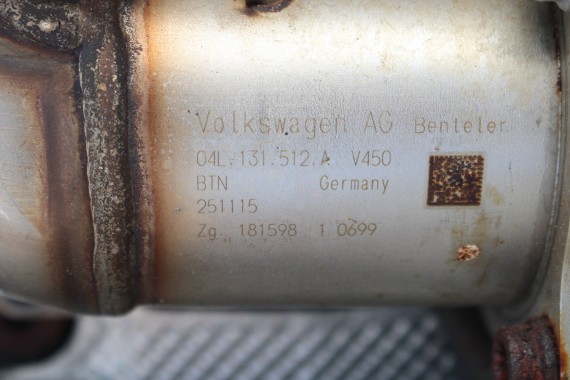 AUDI A4 A5 A6 Q5 CHŁODNICA SPALIN EGR 04L131512A 04L 131 512 A silnik diesel 2.0 TDi 8K 8W 8T 8F 8W6 4G 4K 8R 80A 04L131512A