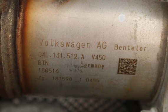 AUDI A4 A5 A6 Q5 CHŁODNICA SPALIN EGR 04L131512A 04L 131 512 A silnik diesel 2.0 TDi 8K 8W 8T 8F 8W6 4G 4K 8R 80A 04L131512A
