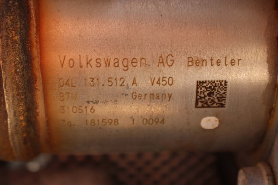 AUDI A4 A5 A6 Q5 CHŁODNICA SPALIN EGR 04L131512A 04L 131 512 A silnik diesel 2.0 TDi 8K 8W 8T 8F 8W6 4G 4K 8R 80A 04L131512A