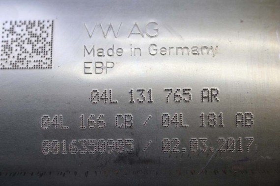 VW AUDI KATALIZATOR FILTR 04L131670K 5Q0131705AQ 04L131765AR DPF KATALIZATOR FILTR CZASTEK STAŁYCH DPF 04L131670KX diesel 2.0TDi