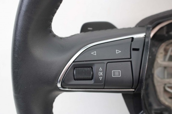 AUDI A8 KIEROWNICA + BIEGI 4H0419091AC 4H0 419 091 AC 4H0419091AS INU czarny 4H0419091AC 4H0419091AS 4H0419091AC 4H0419091AC D4