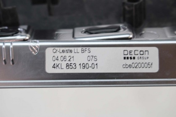 AUDI ETRON LISTWY OZDOBNE DEKOR DEKORY 4KL853189D 4KL853189 4KL853190R 4KL853190 WYKOŃCZENIE E-TRON 4KE 4KL853190R 4KL853189D