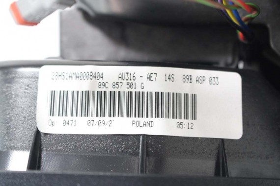 AUDI Q4 ETRON LUSTERKO DRZWI LEWE 15+6 pin kamera 360 zewnętrzne pinów kabli przewodów 21 pin FOTO 89C857501G 89A 5WA980546