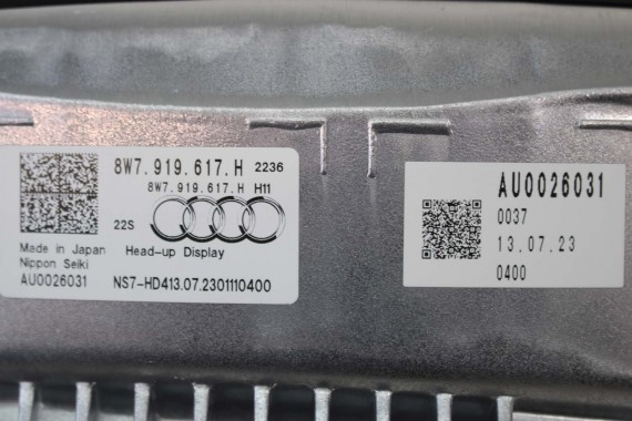 AUDI A5 PROJEKTOR HEAD UP DISPLAY 8W7919617H RZUTNIK STEROWNIK PROJEKCJI NA PRZEDNIEJ SZYBIE 8W7 919 617 F5 8W7919617H 8W7919617
