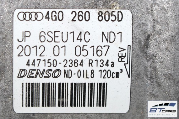 AUDI A6 A7 A8 POMPA KLIMATYZACJI KLIMY 4G0260805D 4G0 260 805 D sprężarka kompresor 4G0260805D 4G0260805D 4G0260805D 4G0260805