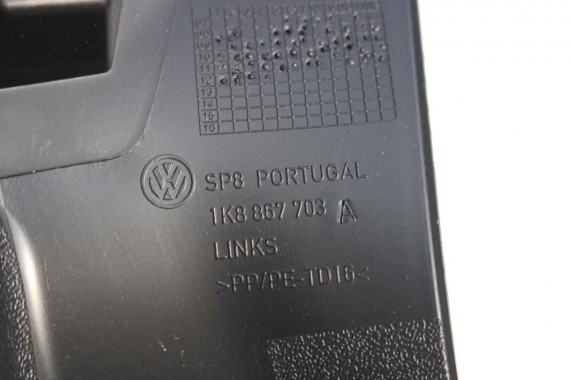 VW SCIROCCO BOCZEK KLAPY BAGAŻNIKA 1K8867703A 1K8867704A 1K8867707A 1K8867601C 1K8867703 1K8867704 1K8867707 1K8867601 1K8867601