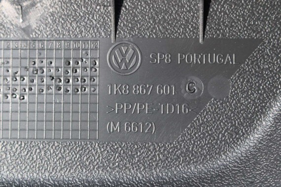 VW SCIROCCO BOCZEK KLAPY BAGAŻNIKA 1K8867703A 1K8867704A 1K8867707A 1K8867601C 1K8867703 1K8867704 1K8867707 1K8867601 1K8867601