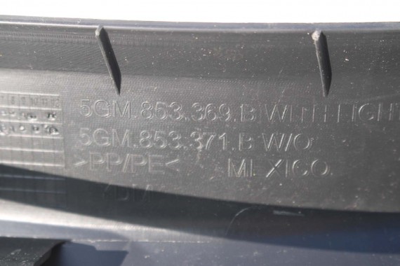 VW GOLF 7 GTi LISTWA PROGOWA LED 5GM853369B 5GM853370B LISTWY PROGOWE podświetlane 5GM853369J 5GM853370J 5GM853369 5GM853370 USA