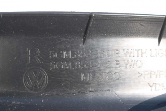 VW GOLF 7 GTi LISTWA PROGOWA LED 5GM853369B 5GM853370B LISTWY PROGOWE podświetlane 5GM853369J 5GM853370J 5GM853369 5GM853370 USA