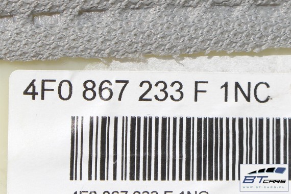 AUDI A6 POSZYCIE SŁUPKA A srebrne 1NC 4F0867233F górne podsufitki 4F0 867 233 F 4F C6 4F0867233F 4F0867233B 4F0867233D 4F0867233
