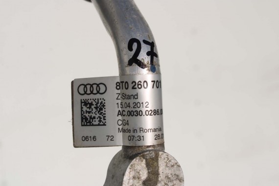 AUDI A4 A5 RURKA KLIMATYZACJI KLIMY 8T0260710G 8K1260712K 8T0260707C 8K WĄŻ PRZEWÓD 8T0260710F 8T0260710A 8T0816741A 8T0816741B