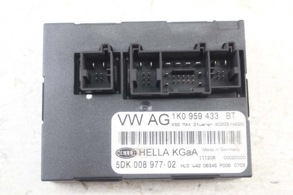 VW SEAT STEROWNIK MODUŁ KOMFORT 1K0959433BT 1K0 959 433 BT 1K0959433AQ 1K0959433BT 1K0959433BT 1K0959433AQ 1K0959433H 1K0959433