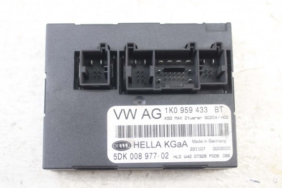 VW SEAT STEROWNIK MODUŁ KOMFORT 1K0959433BT 1K0 959 433 BT 1K0959433AQ 1K0959433BT 1K0959433BT 1K0959433AQ 1K0959433H 1K0959433