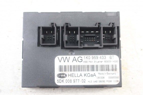 VW SEAT STEROWNIK MODUŁ KOMFORT 1K0959433BT 1K0 959 433 BT 1K0959433AQ 1K0959433BT 1K0959433BT 1K0959433AQ 1K0959433H 1K0959433