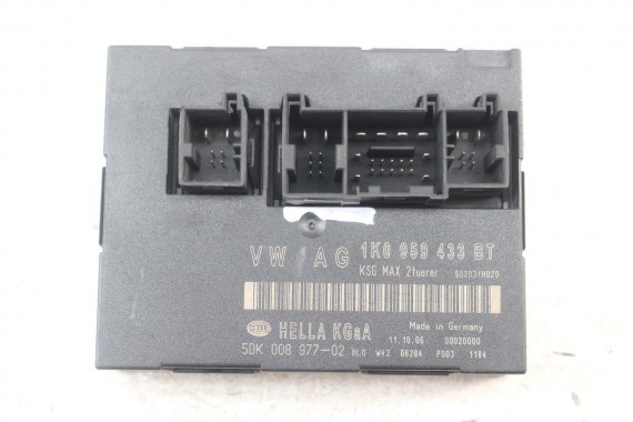 VW SEAT STEROWNIK MODUŁ KOMFORT 1K0959433BT 1K0 959 433 BT 1K0959433AQ 1K0959433BT 1K0959433BT 1K0959433AQ 1K0959433H 1K0959433