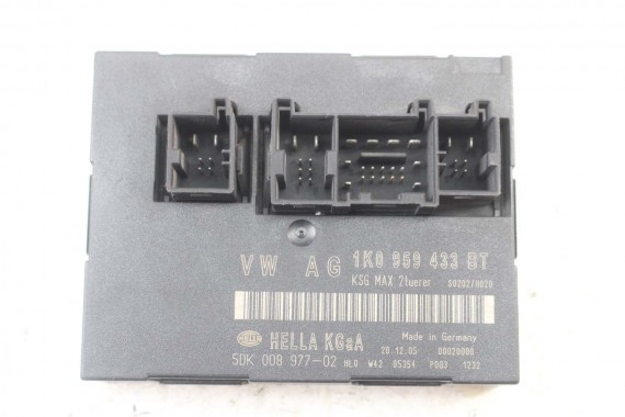 VW SEAT STEROWNIK MODUŁ KOMFORT 1K0959433BT 1K0 959 433 BT 1K0959433AQ 1K0959433BT 1K0959433BT 1K0959433AQ 1K0959433H 1K0959433