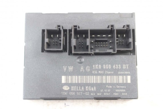 VW SEAT STEROWNIK MODUŁ KOMFORT 1K0959433BT 1K0 959 433 BT 1K0959433AQ 1K0959433BT 1K0959433BT 1K0959433AQ 1K0959433H 1K0959433