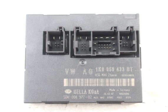 VW SEAT STEROWNIK MODUŁ KOMFORT 1K0959433BT 1K0 959 433 BT 1K0959433AQ 1K0959433BT 1K0959433BT 1K0959433AQ 1K0959433H 1K0959433
