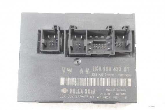 VW SEAT STEROWNIK MODUŁ KOMFORT 1K0959433BT 1K0 959 433 BT 1K0959433AQ 1K0959433BT 1K0959433BT 1K0959433AQ 1K0959433H 1K0959433