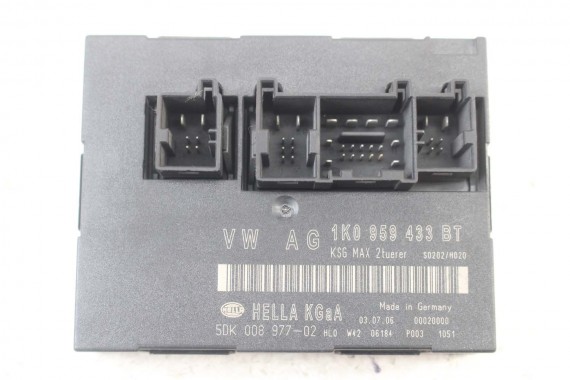 VW SEAT STEROWNIK MODUŁ KOMFORT 1K0959433BT 1K0 959 433 BT 1K0959433AQ 1K0959433BT 1K0959433BT 1K0959433AQ 1K0959433H 1K0959433