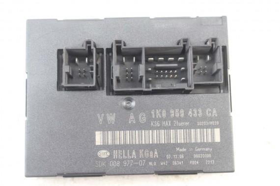 VW SKODA STEROWNIK MODUŁ KOMFORT 1K0959433CA 1K0 959 433 CA 1K0959433AS 1K0959433CA 1K0959433K 1K0959433CA 1K0959433AS1K0959433