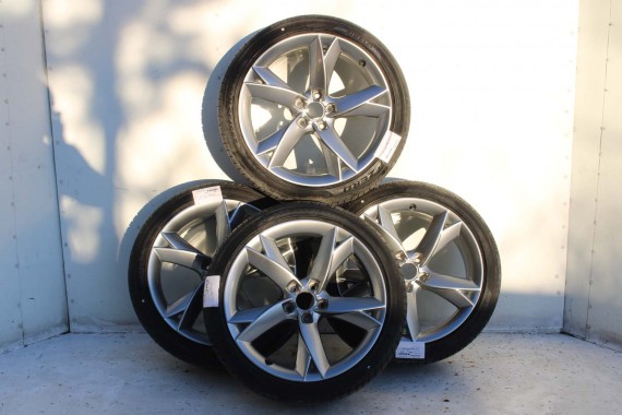 AUDI A4 A5 FELGI 19 cali OPONY KOŁA felga 8T0601025CK 8.5J*19H2 ET32 opona Michelin Pilot Sport 37 255/35/19 96Y lato 8K B8 8T