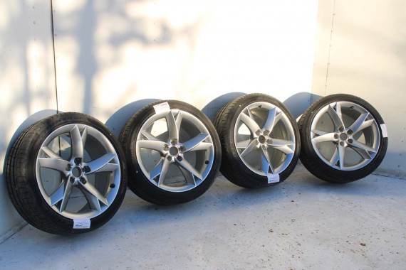 AUDI A4 A5 FELGI 19 cali OPONY KOŁA felga 8T0601025CK 8.5J*19H2 ET32 opona Michelin Pilot Sport 37 255/35/19 96Y lato 8K B8 8T