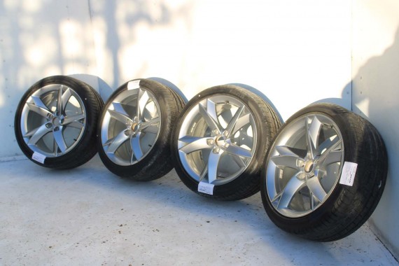 AUDI A4 A5 FELGI 19 cali OPONY KOŁA felga 8T0601025CK 8.5J*19H2 ET32 opona Michelin Pilot Sport 37 255/35/19 96Y lato 8K B8 8T