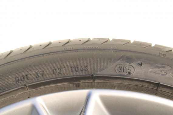AUDI A4 A5 FELGI 19 cali OPONY KOŁA felga 8T0601025CK 8.5J*19H2 ET32 opona Michelin Pilot Sport 37 255/35/19 96Y lato 8K B8 8T