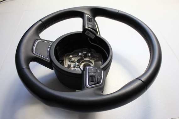 AUDI A1 A6 A7 KIEROWNICA SKÓRA 4G0419091R Kolor: 1KT - czarny 8X 4G C7 4G8 4G0 419 091 R multifunkcyjna 4G0419091BD 4G0419091F