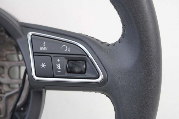 AUDI A1 A6 A7 KIEROWNICA SKÓRA 4G0419091R Kolor: 1KT - czarny 8X 4G C7 4G8 4G0 419 091 R multifunkcyjna 4G0419091BD 4G0419091F