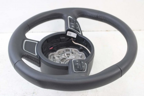 AUDI A1 A6 A7 KIEROWNICA SKÓRA 4G0419091R Kolor: 1KT - czarny 8X 4G C7 4G8 4G0 419 091 R multifunkcyjna 4G0419091BD 4G0419091F