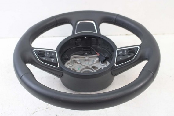 AUDI A1 A6 A7 KIEROWNICA SKÓRA 4G0419091R Kolor: 1KT - czarny 8X 4G C7 4G8 4G0 419 091 R multifunkcyjna 4G0419091BD 4G0419091F