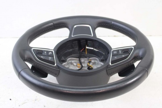 AUDI A6 A7 KIEROWNICA PODGRZEWANA 4G0419091H 4G0 419 091 H INU czerny 4G C7 4G0419091BF SKÓRA 4G0419091T 4G0419091H 4G0419091t