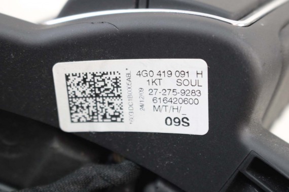 AUDI A6 A7 KIEROWNICA PODGRZEWANA 4G0419091H 4G0 419 091 H INU czerny 4G C7 4G0419091BF SKÓRA 4G0419091T 4G0419091H 4G0419091t