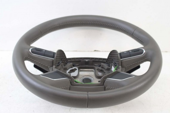 AUDI Q5 LIFT FL KIEROWNICA BIEGI 4L0419091AD SF1 4L0 419 091 AD 8R SF1 - beżowy truflowy 8R0419091BC 4L0419091AD 8R0419091BC