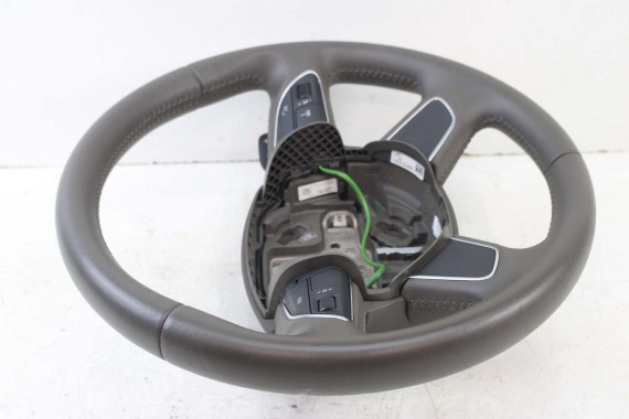AUDI Q5 LIFT FL KIEROWNICA BIEGI 4L0419091AD SF1 4L0 419 091 AD 8R SF1 - beżowy truflowy 8R0419091BC 4L0419091AD 8R0419091BC