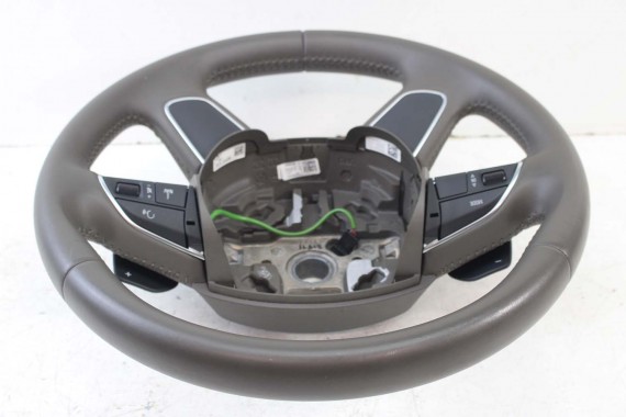 AUDI Q5 LIFT FL KIEROWNICA BIEGI 4L0419091AD SF1 4L0 419 091 AD 8R SF1 - beżowy truflowy 8R0419091BC 4L0419091AD 8R0419091BC