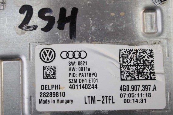 AUDI VW STEROWNIK LAMP MODUŁ ŚWIATEŁ 4G0907397A 4G0907697 lampy 4G0 907 397 A 4G0907697 4G0907397 4G0907697 4G0907397A 4G0907397