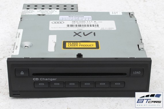 AUDI A6 A8 ZMIENIARKA CD 6-PŁYTOWA 4E0035111A 4E0910111F 4E0910111C 4E0910111D 4E0910111E 4E0057111C 4E0057111D 4E0057111E