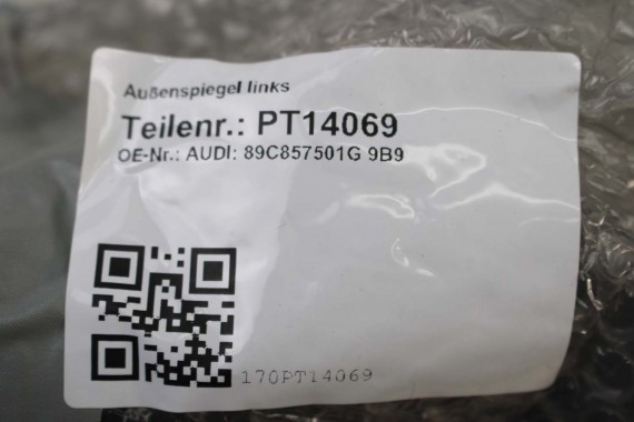 AUDI Q4 ETRON LUSTERKO DRZWI LEWE 15+6 pin kamera 360 zewnętrzne pinów kabli przewodów 21 pin FOTO 89C857501G 89A 5WA980546