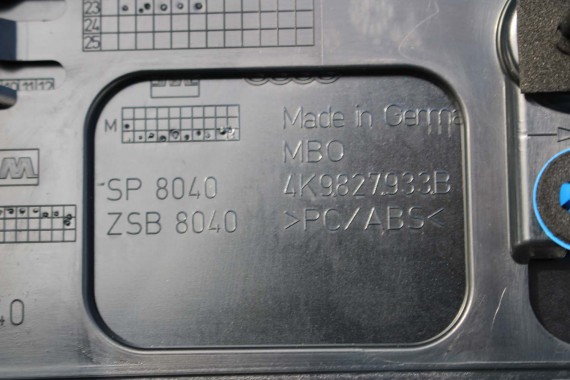 AUDI A6 RS6 SPOJLER KLAPY 4K9827933B BAGAŻNIKA 4K9 827 933 B tył tylna 6I6I LG5C Ultrablue metallic Niebieski S6 KOMBI AVANT K8D