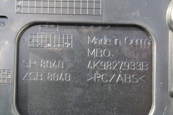 AUDI A6 RS6 SPOJLER KLAPY 4K9827933B BAGAŻNIKA 4K9 827 933 B tył tylna 6I6I LG5C Ultrablue metallic Niebieski S6 KOMBI AVANT K8D