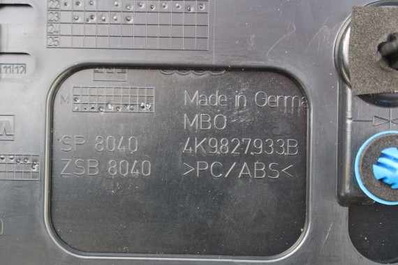 AUDI A6 RS6 SPOJLER KLAPY 4K9827933B BAGAŻNIKA 4K9 827 933 B tył tylna 6I6I LG5C Ultrablue metallic Niebieski S6 KOMBI AVANT K8D