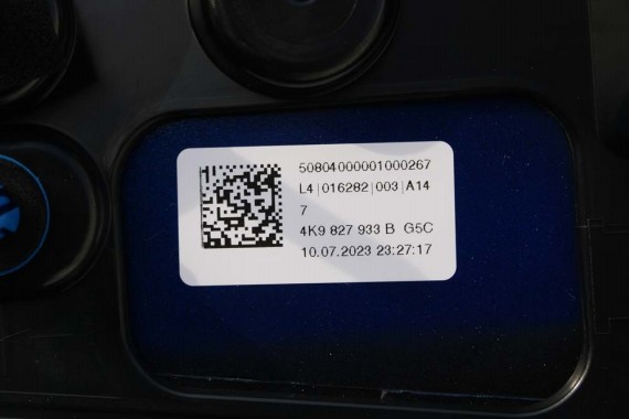 AUDI A6 RS6 SPOJLER KLAPY 4K9827933B BAGAŻNIKA 4K9 827 933 B tył tylna 6I6I LG5C Ultrablue metallic Niebieski S6 KOMBI AVANT K8D