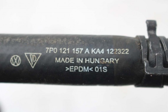 VW TOUAREG WĄŻ RURKA PRZEWÓD WODY 7P0121157A 7P0121065K 7P0122073A 7P0121070B RURKI PŁYNU CHŁODZĄCEGO 3.0 HYBRYDA 7P0121065AJ