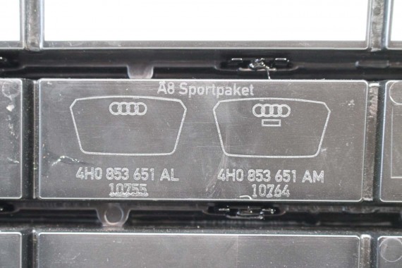AUDI A8 FL GRILL ATRAPA 4H0853651AM 4H0853651AL 4H0 853 651 AM 4H LIFT D4 2014-18 4H0853651AB 4H0853651AL 4H0853651AA 4H0853651